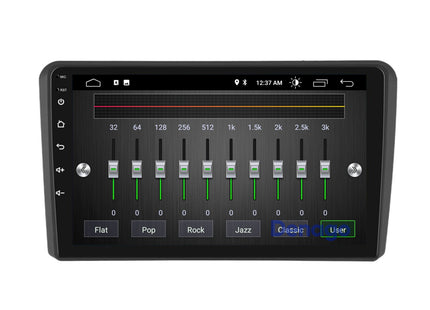 Audi A3 CarPlay autoradio | 2004 t/m 2013 | Denago DNG-A25 | 9 inch | Android 13 | Draadloos CarPlay & Android Auto