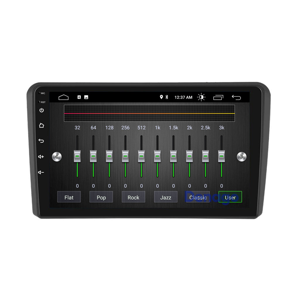Radio para coche Audi A3 CarPlay | 2004 a 2013 | Denago DNG-A25 | 9 pulgadas | Androide 13 | CarPlay inalámbrico y Android Auto