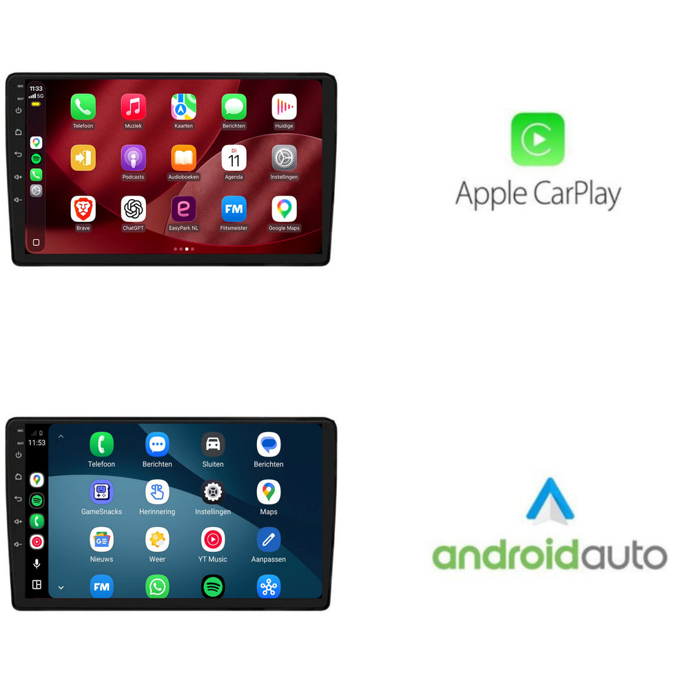 Audi A4 CarPlay & Android Auto radio | 2000 t/m 2013 | 9 inch | Android 15 | CTX-7194
