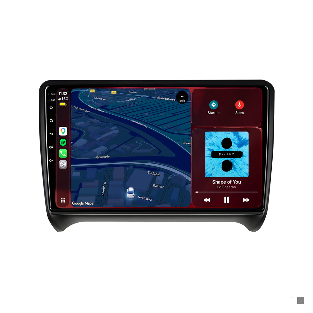 Audi TT CarPlay & Android Auto Radio | 2006–2014 | 9 Zoll | Android 15 | CTX-7325