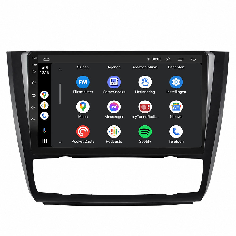 BMW 1 Serie E81 E82 E87 E88 CarPlay & Android Auto autoradio | 2004 t/m 2012 | Android 15 | Davilon