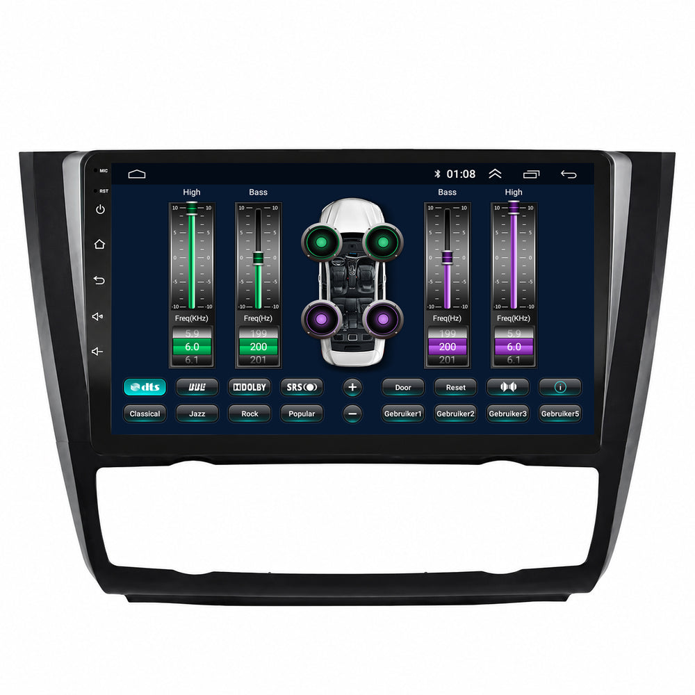BMW 1 Serie E81 E82 E87 E88 CarPlay & Android Auto autoradio | 2004 t/m 2012 | Android 15 | Davilon