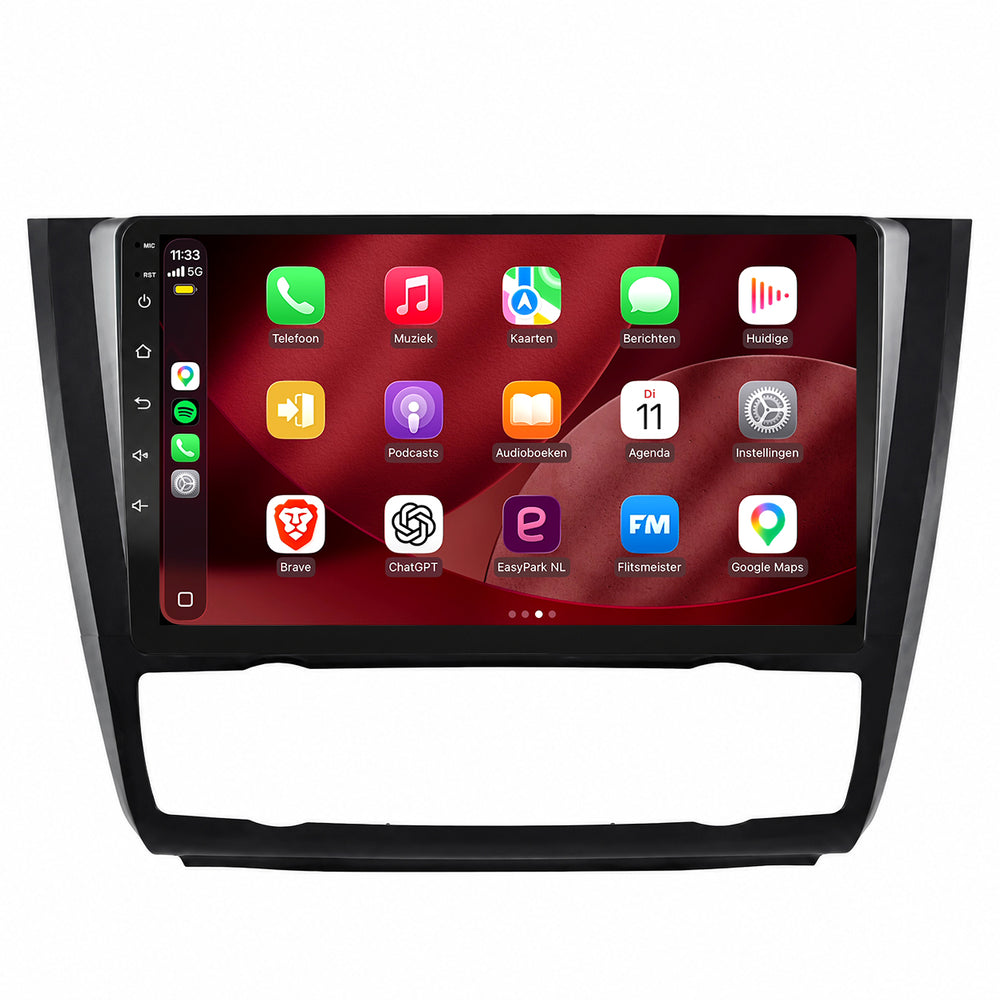 BMW 1-serie E87 / E81 / E82 / E88 CarPlay- och Android Auto-radio | 2004–2012 | 9 tum | Android 15 | CTX-7273