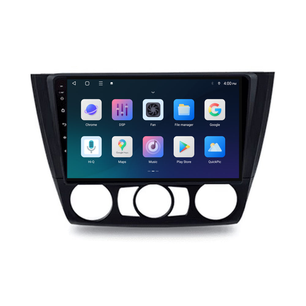 BMW 1-serie-radio med CarPlay och Android Auto | 2004–2012 | 9 tum | Android 15 | CTX-7298