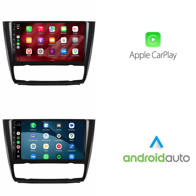 BMW 1-serie E87 / E81 / E82 / E88 CarPlay- og Android Auto-radio | 2004–2012 | 9 tommer | Android 15 | CTX-7273