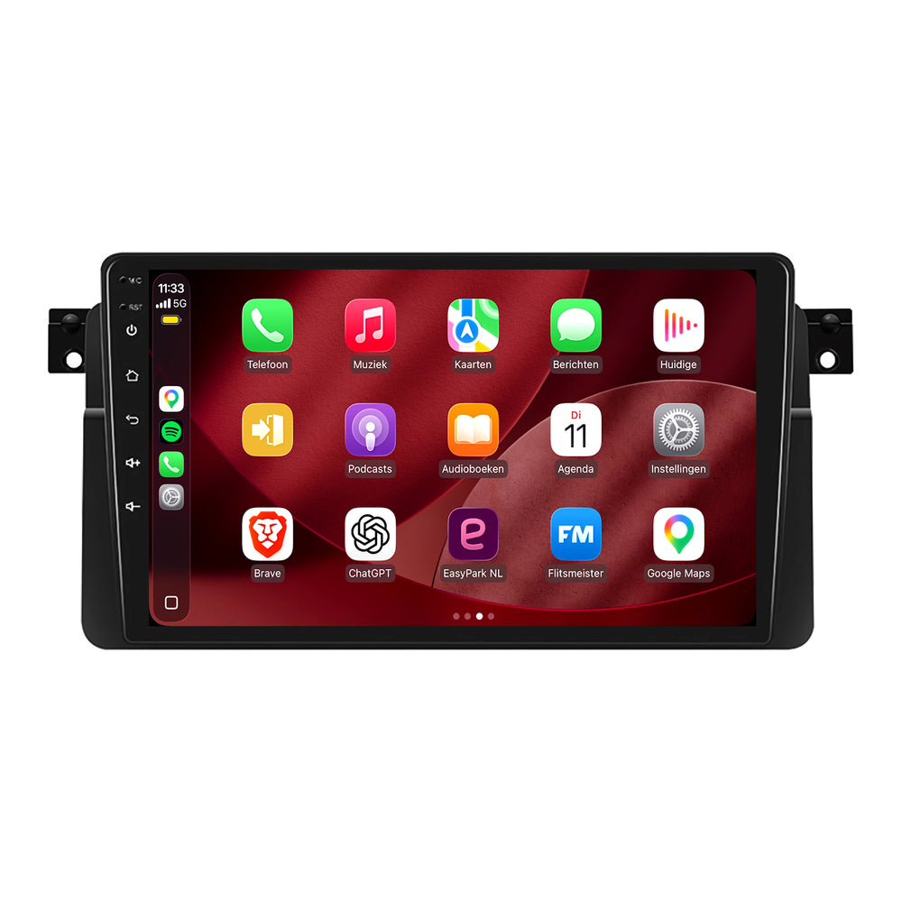 BMW 3-serie E46 | Android 15 | 9 inch Autoradio | 1999 t/m 2005 | CarPlay & Android Auto