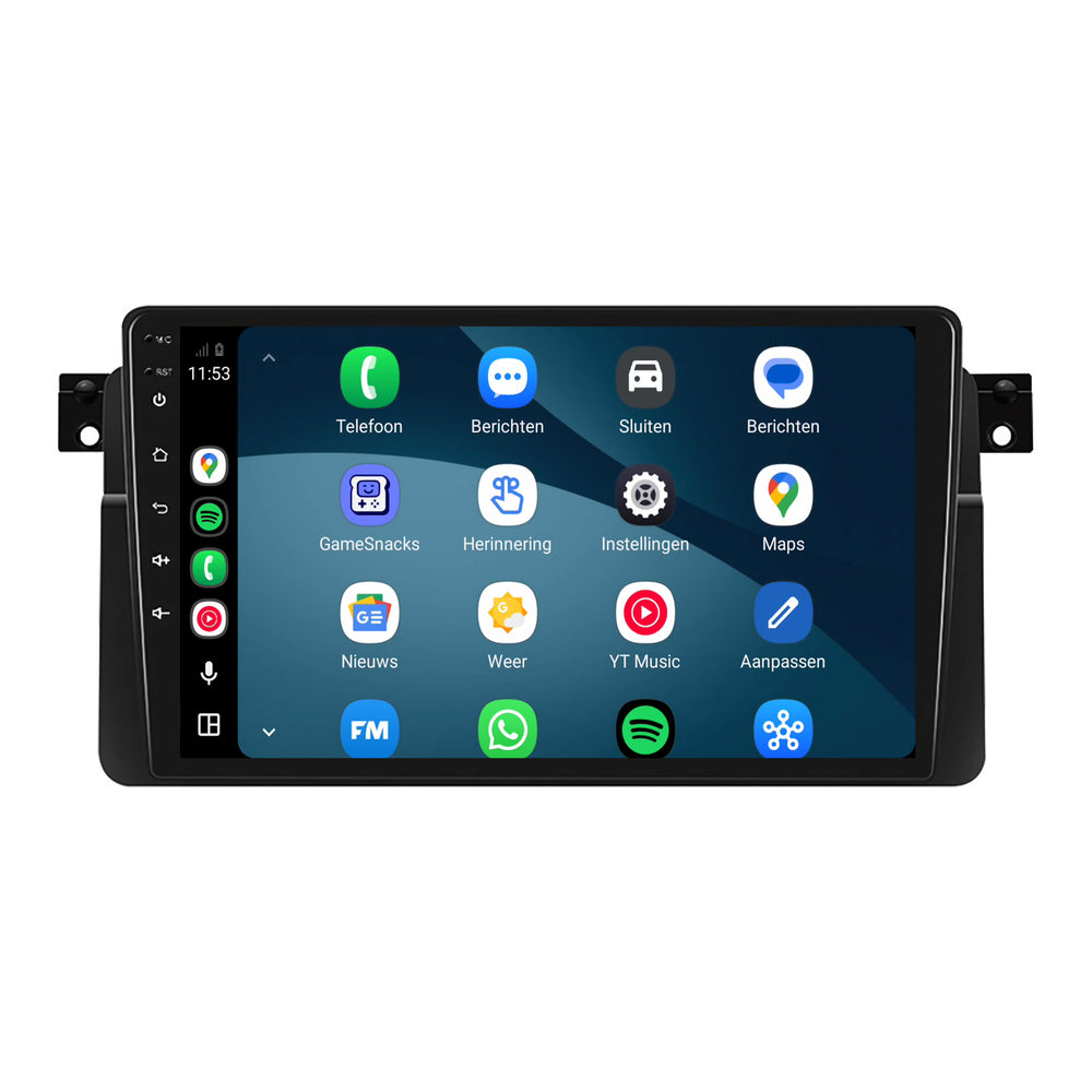 BMW 3-serie E46 | Android 15 | 9 inch Autoradio | 1999 t/m 2005 | CarPlay & Android Auto