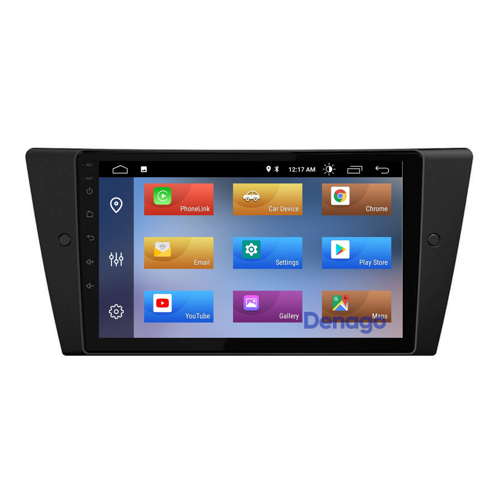 BMW 3 Serie CarPlay autoradio | 2005–2013 | Denago DNG-A72 | 9 inch | Android 13 | Draadloos CarPlay & Android Auto