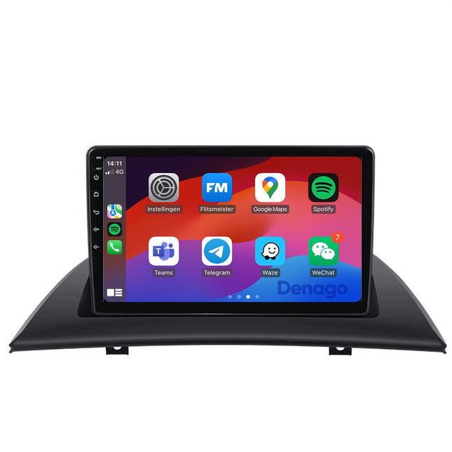 BMW X3 E83 CarPlay autoradio | 2004 t/m 2012 | Denago DNG-A349 | 9 inch | Android 13 | Draadloos CarPlay & Android Auto
