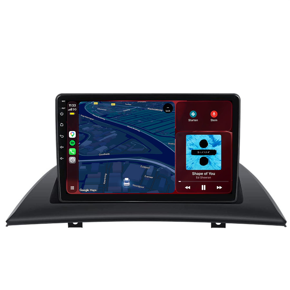 Autoradio CarPlay & Android Auto per BMW X3 E83 | 2004–2012 | 9 pollici | Android 15 | CTX-7349