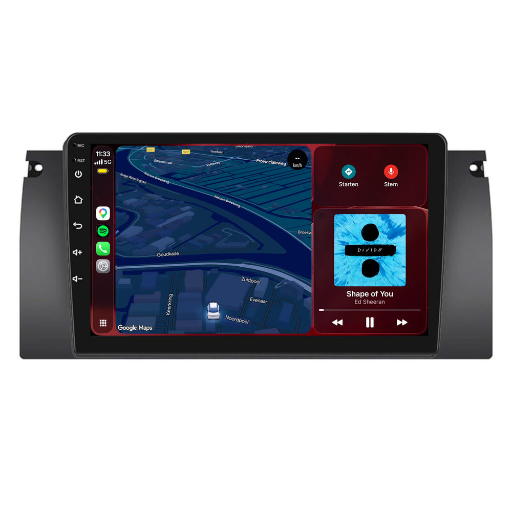 Radio CarPlay i Android Auto do BMW X5 | 1999–2005 | 9 cali | Android 15 | CTX-7301