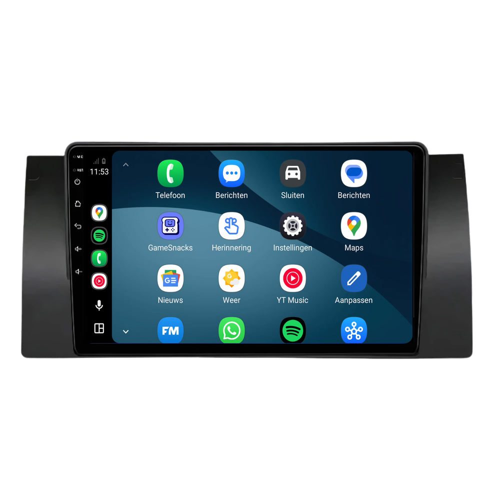 BMW X5 E53 | Android 15 | 9 inch Autoradio | 2000 t/m 2006 | CarPlay & Android Auto