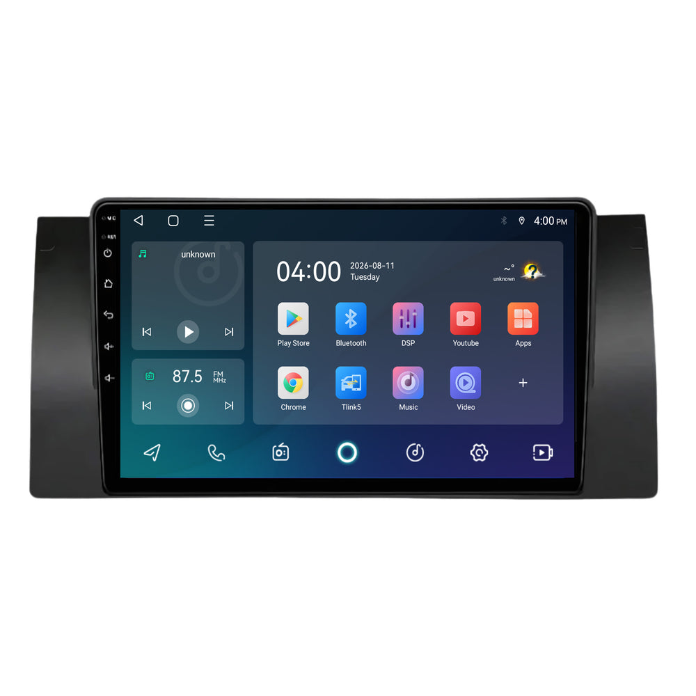 BMW X5 E53 | Android 15 | 9 inch Autoradio | 2000 t/m 2006 | CarPlay & Android Auto