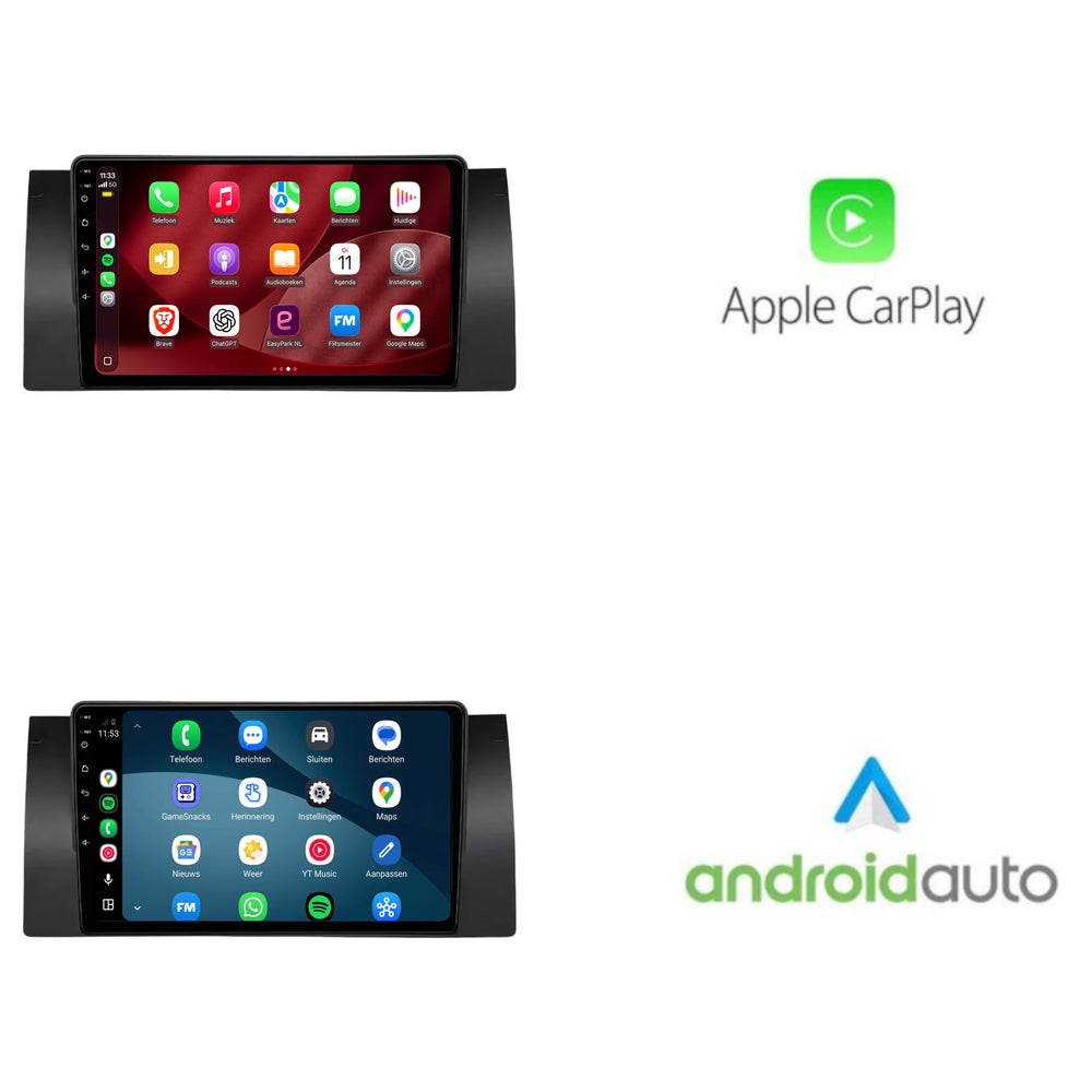 BMW X5 E53 | Android 15 | 9 inch Autoradio | 2000 t/m 2006 | CarPlay & Android Auto