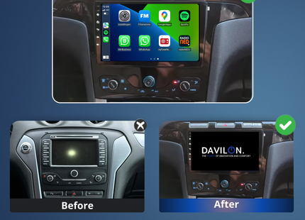 Ford S-Max | Android 13 | Autoradio | 2010 t/m 2015 | Carplay & Android Auto