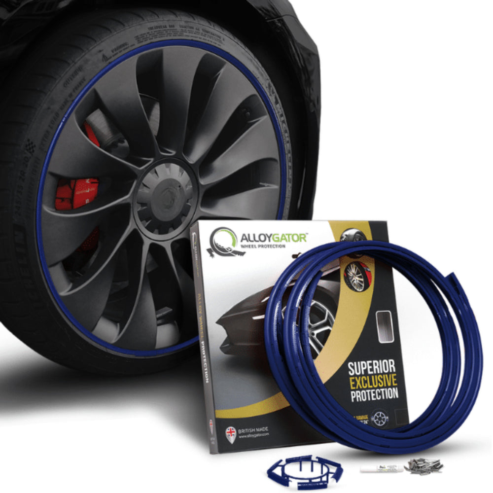 Alloygator Rim Protection | Blue | Curb Protection | Exclusive (12-24'' inch)