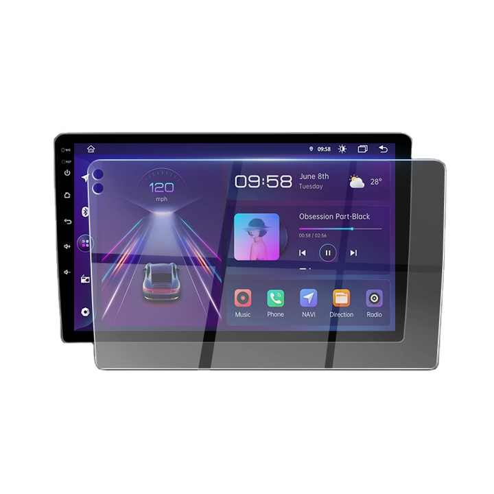 Protector de pantalla – Para radio de coche y GPS | 9 pulgadas