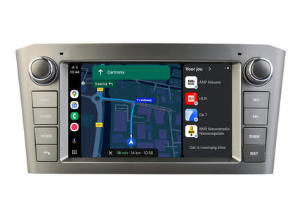 Toyota Avensis | Android 14 | Autoradio | 2002 t/m 2008 | Carplay & Android Auto