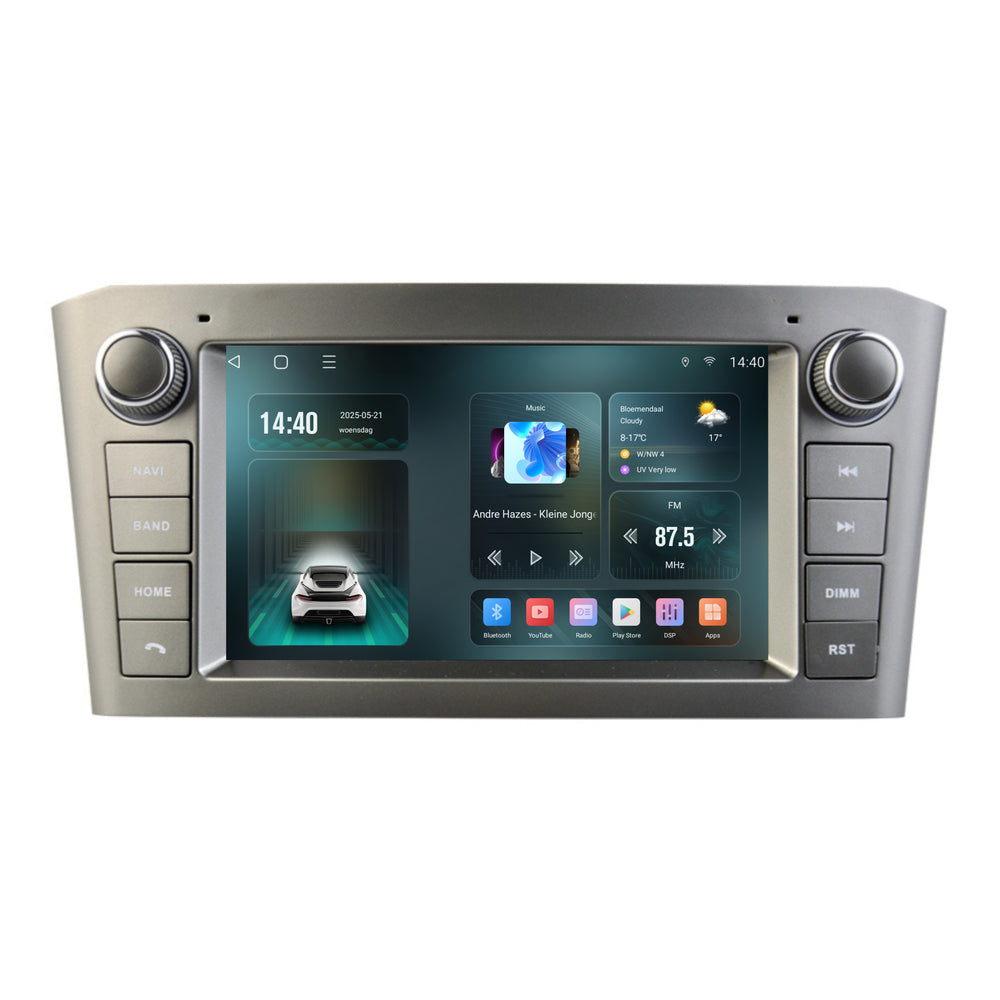 Toyota Avensis | Android 14 | Autoradio | 2002 t/m 2008 | Carplay & Android Auto