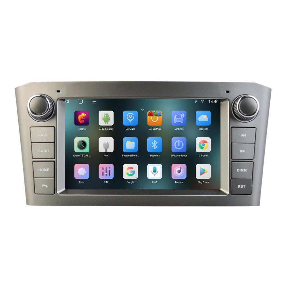 Toyota Avensis | Android 14 | Autoradio | 2002 t/m 2008 | Carplay & Android Auto