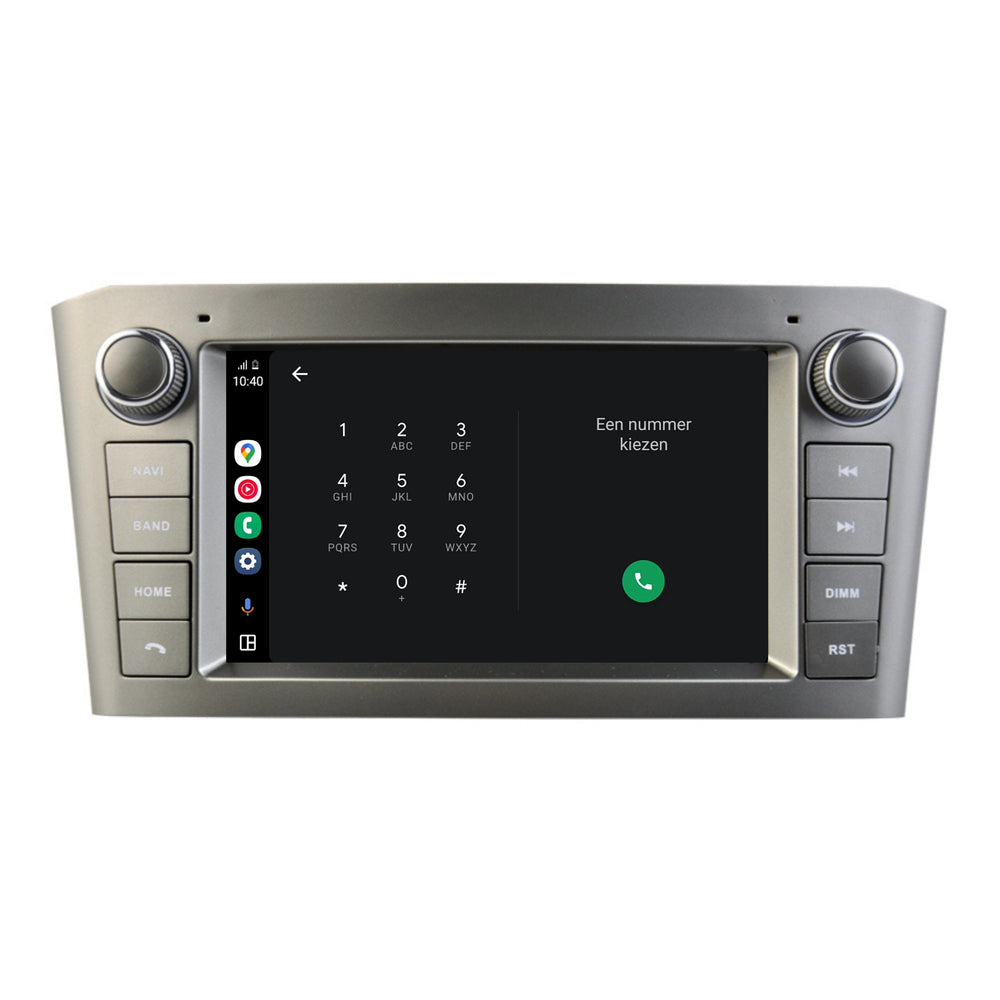 Toyota Avensis | Android 14 | Autoradio | 2002 t/m 2008 | Carplay & Android Auto