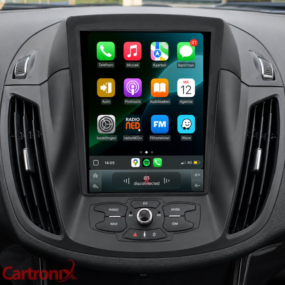 Ford Kuga | 9.7 inch Tesla Style Autoradio | 2013 t/m 2017 | CarPlay & Android Auto