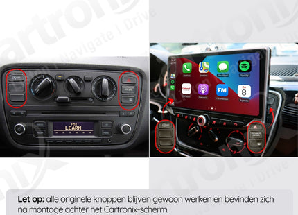 Volkswagen Up | Android 14 | Autoradio | 2011 à 2016 | CarPlay & Android Auto