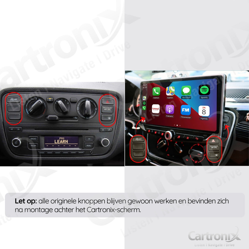 Seat Mii | Android 14 | Car radio | 2011 to 2016 | Carplay & Android Auto