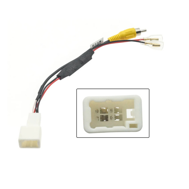 Camera verloopstekker 4-pins voor Toyota Aygo | Peugeot 108 | Citroen C1