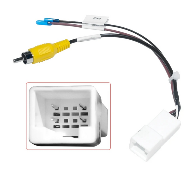 Camera verloopstekker 8-pins voor Toyota Aygo | Peugeot 108 | Citroen C1