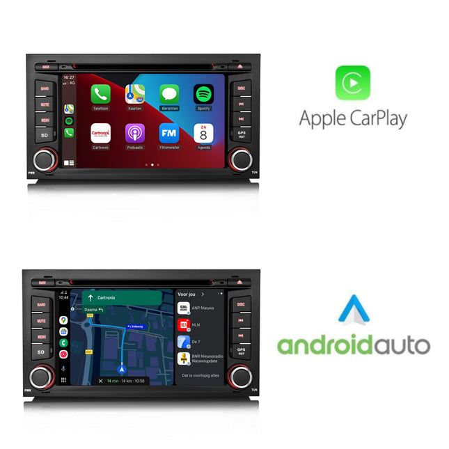 Seat Ibiza 6J | Leon 5F | CarPlay & Android Auto | autoradio | 2013 t/m 2021 | Android 13 | 4+64GB
