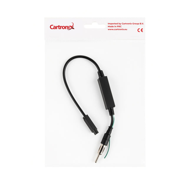 Cartronix CTX-3416 | Antenne-adapter met Signaalversterker | FAKRA naar DIN | Antenneversterker