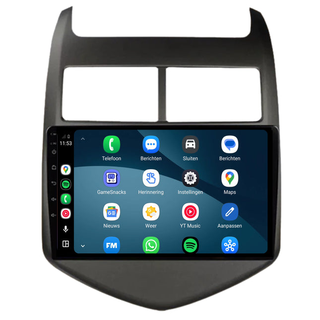 Radio Chevrolet Aveo z CarPlay i Android Auto | 2013 do 2015 | 9 cali | Android 15 | CTX-7129