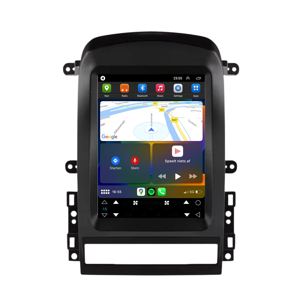 Chevrolet Captiva Tesla Style | Android 13 | Car radio | 2006 to 2012 | CarPlay & Android Auto