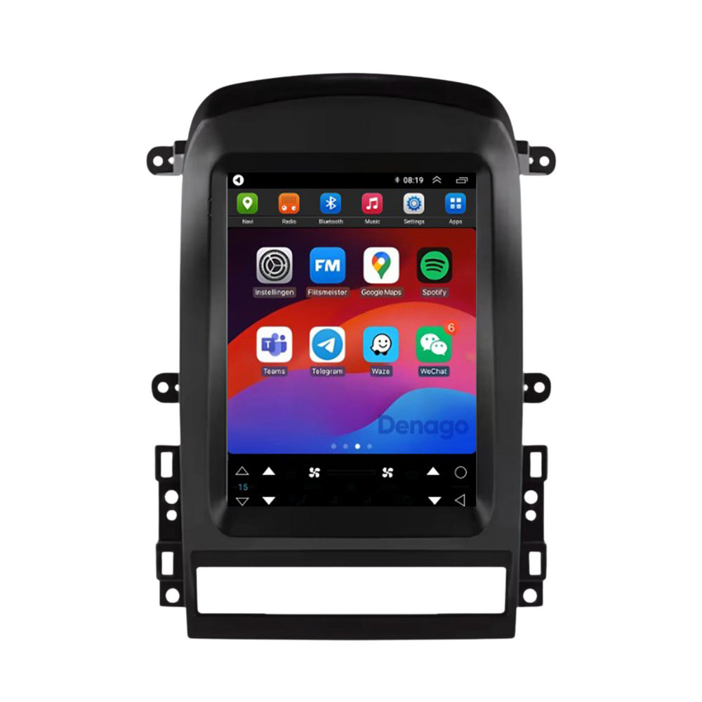 Chevrolet Captiva CarPlay car radio | 2006 to 2012 | Denago DNG-A420 | 9.7 inch Tesla Style | Android 13 | Wireless CarPlay & Android Auto