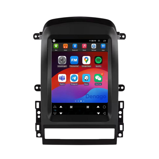 Chevrolet Captiva CarPlay autoradio | 2006 t/m 2012 | Denago DNG-A420 | 9.7 inch Tesla Style | Android 13 | Draadloos CarPlay & Android Auto