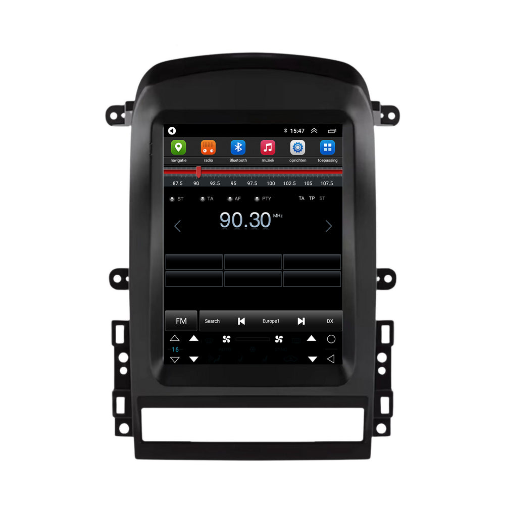 Chevrolet Captiva Tesla Style | Android 13 | Car radio | 2006 to 2012 | CarPlay & Android Auto