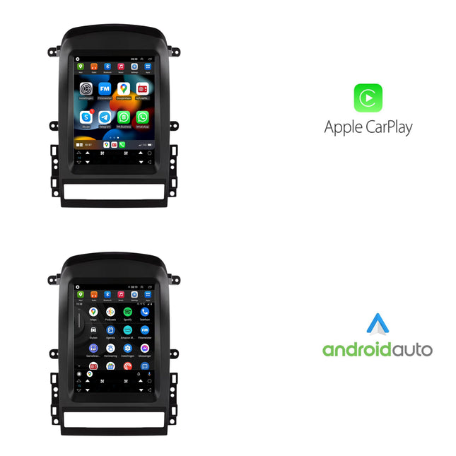Chevrolet Captiva Tesla Style | Android 13 | Autoradio | 2006 t/m 2012 | CarPlay & Android Auto