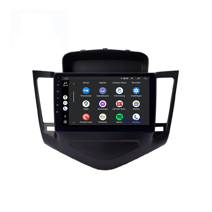 Radio para coche Chevrolet Cruze CarPlay | 2008 a 2012 | Denago DNG-A112 | 9 pulgadas | Androide 13 | CarPlay inalámbrico y Android Auto