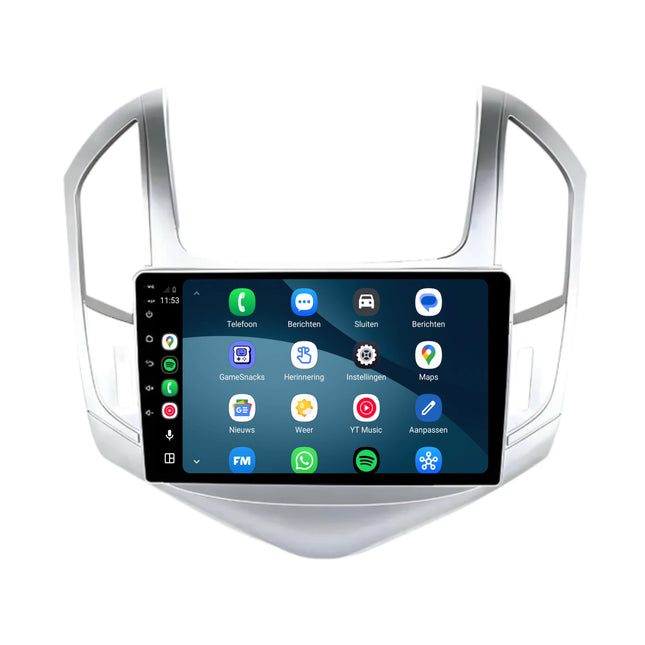 راديو Chevrolet Cruze مع CarPlay وAndroid Auto | 2012–2014 | 9 بوصة | Android 15 | CTX-7324