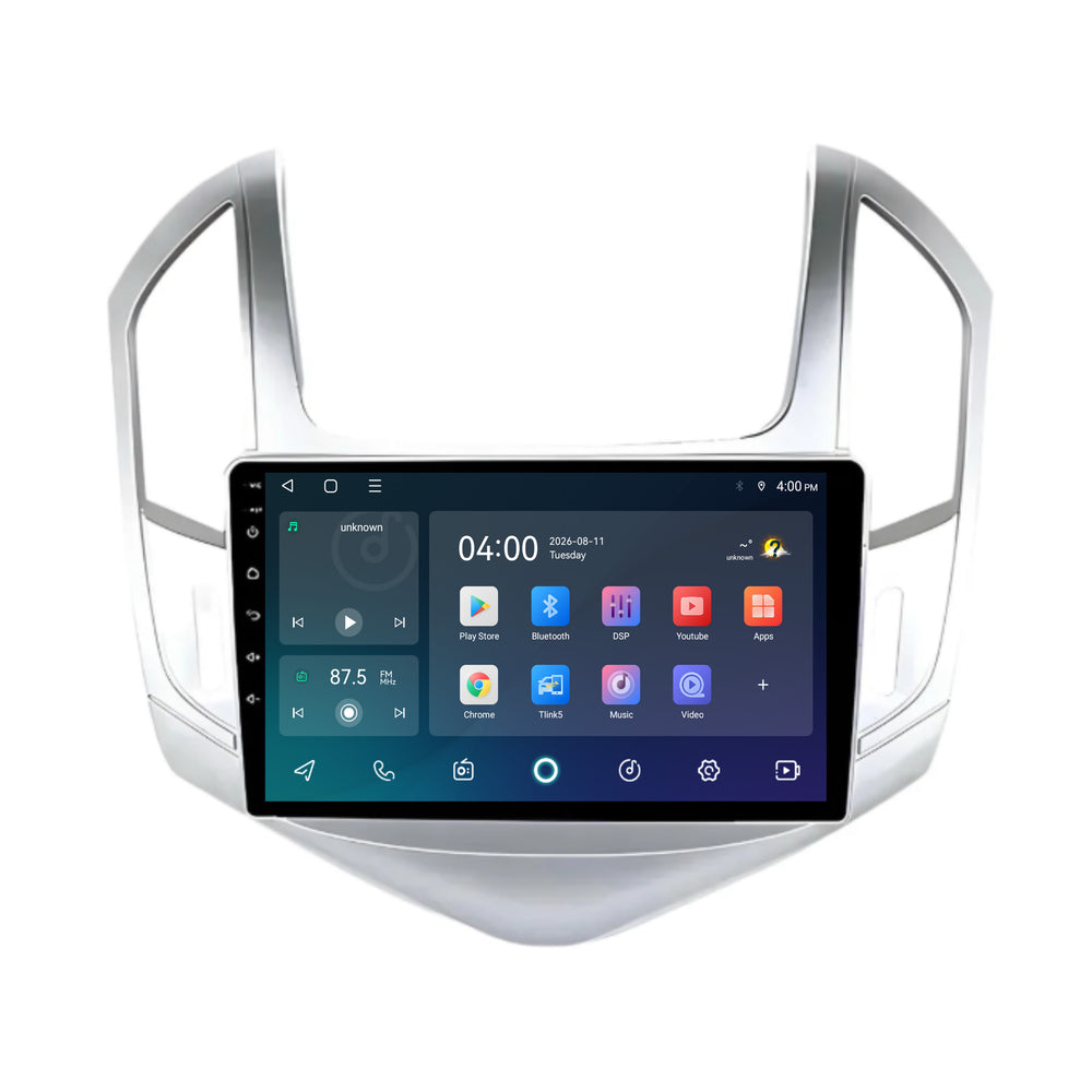 راديو Chevrolet Cruze مع CarPlay وAndroid Auto | 2012–2014 | 9 بوصة | Android 15 | CTX-7324