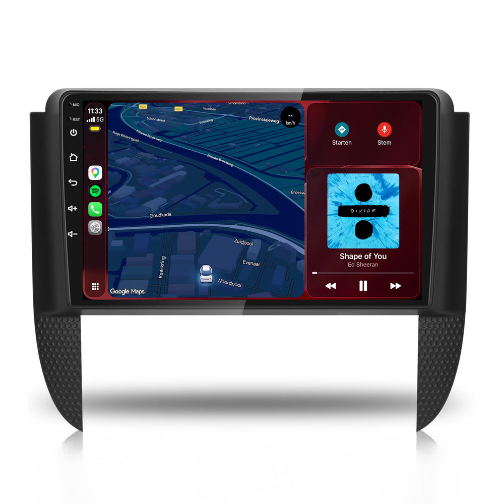 Chevrolet Kalos-radio med CarPlay og Android Auto | 2004–2010 | 9 tommer | Android 15 | CTX-7346
