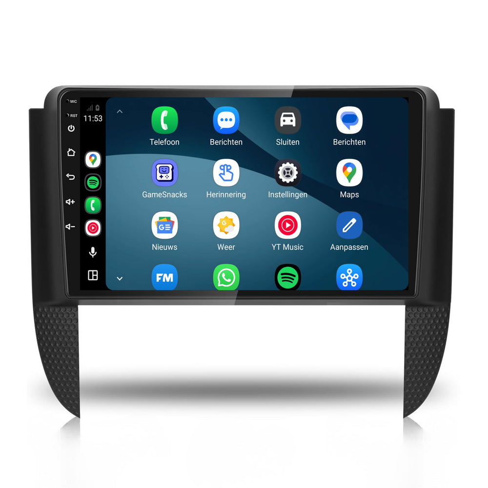 Chevrolet Kalos-radio med CarPlay og Android Auto | 2004–2010 | 9 tommer | Android 15 | CTX-7346