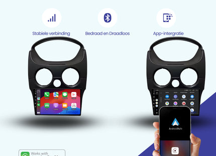 Chevrolet Spark CarPlay car radio | 2010 to 2017 | Denago DNG-A305 | 9 inches | Android 13 | Wireless CarPlay & Android Auto