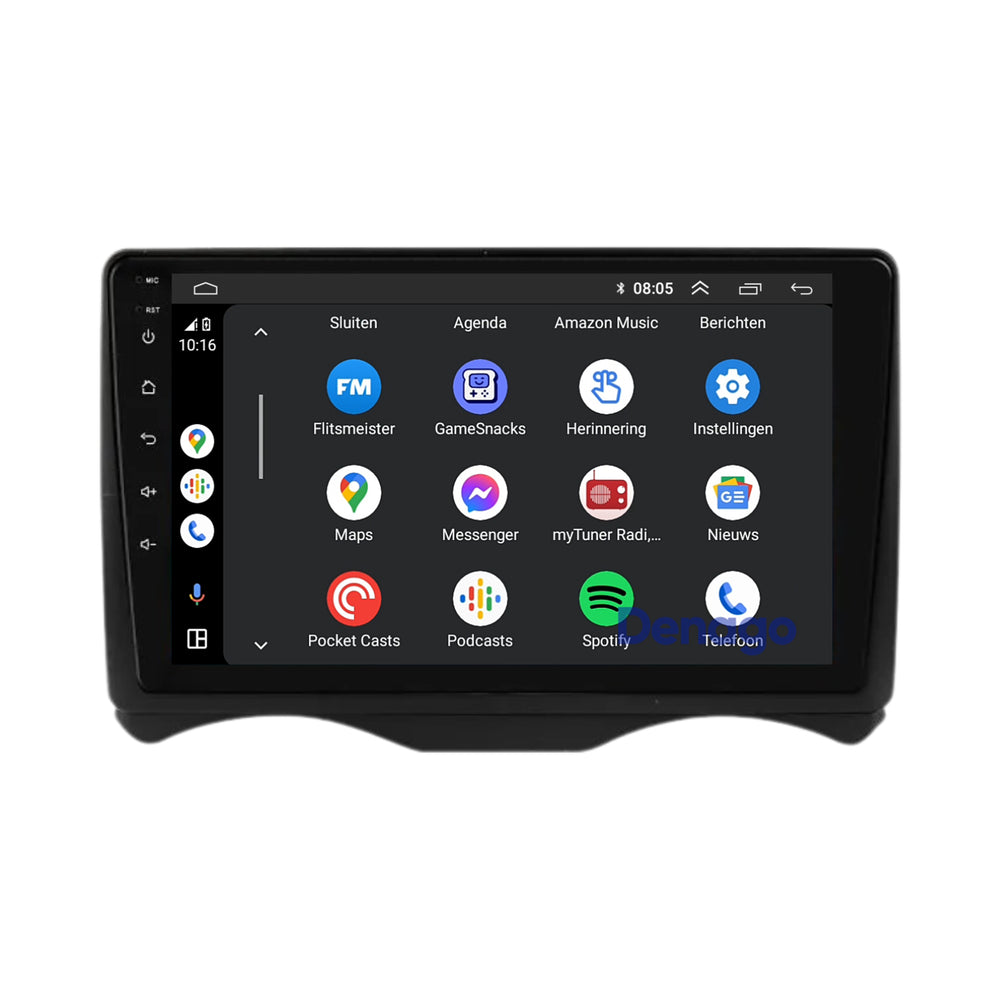 Citroën C2 CarPlay autoradio | 2002 t/m 2006 | Denago DNG-A457 | 9 inch | Android 13 | Draadloos CarPlay & Android Auto