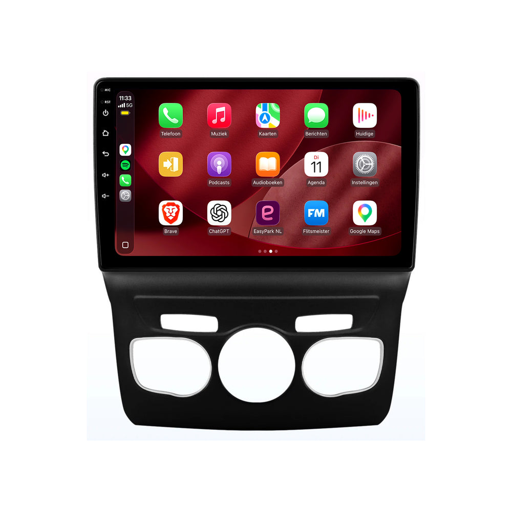 Radio CarPlay e Android Auto per Citroën C4 | 2010–2018 | 10 pollici | Android 15 | CTX-7449