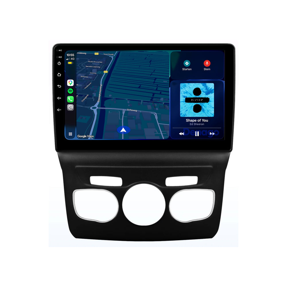 Citroën C4 CarPlay autoradio | 2010 t/m 2018 | Denago DNG-A449 | 10 inch | Android 13 | Draadloos CarPlay & Android Auto