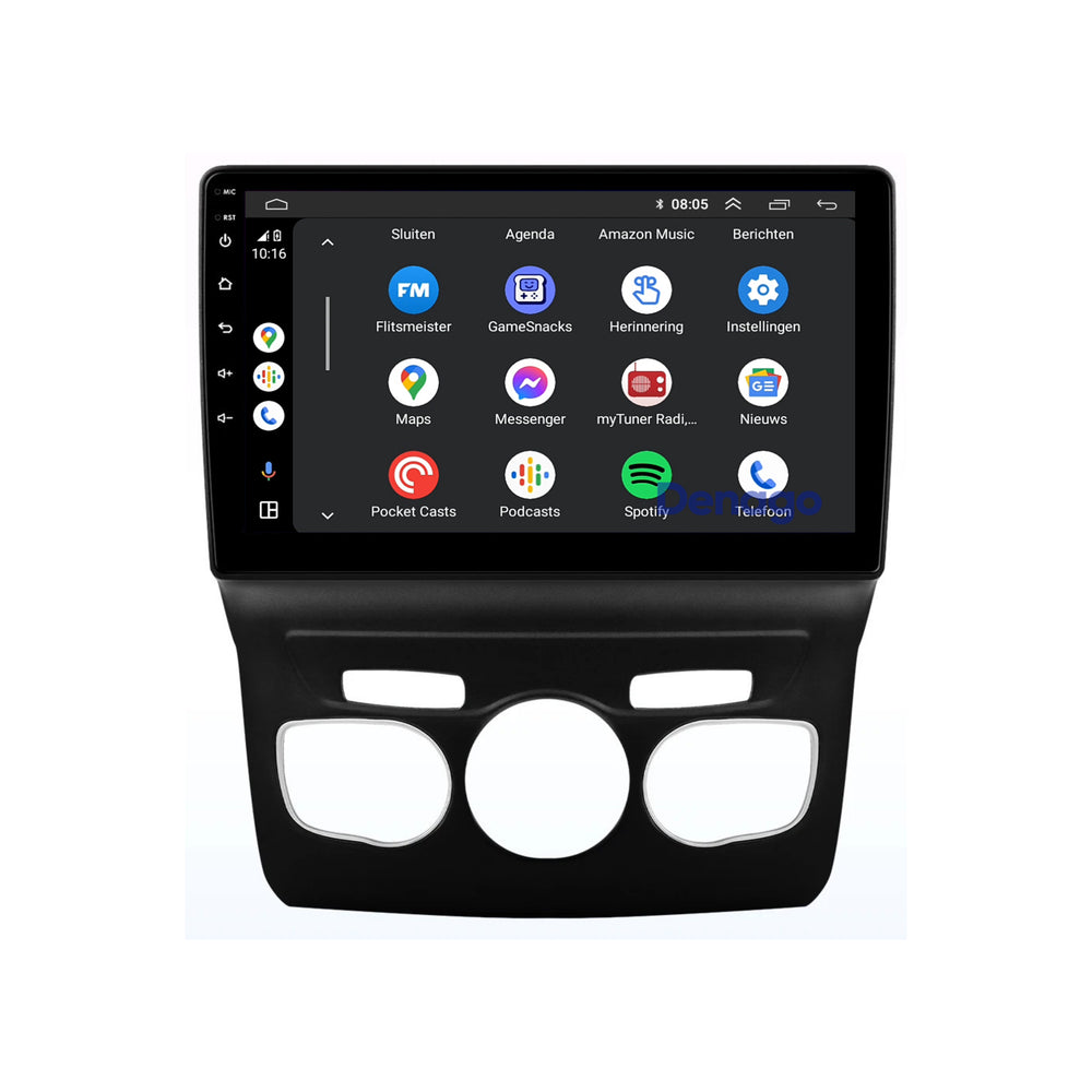 Citroën C4 CarPlay autoradio | 2010 t/m 2018 | Denago DNG-A449 | 10 inch | Android 13 | Draadloos CarPlay & Android Auto