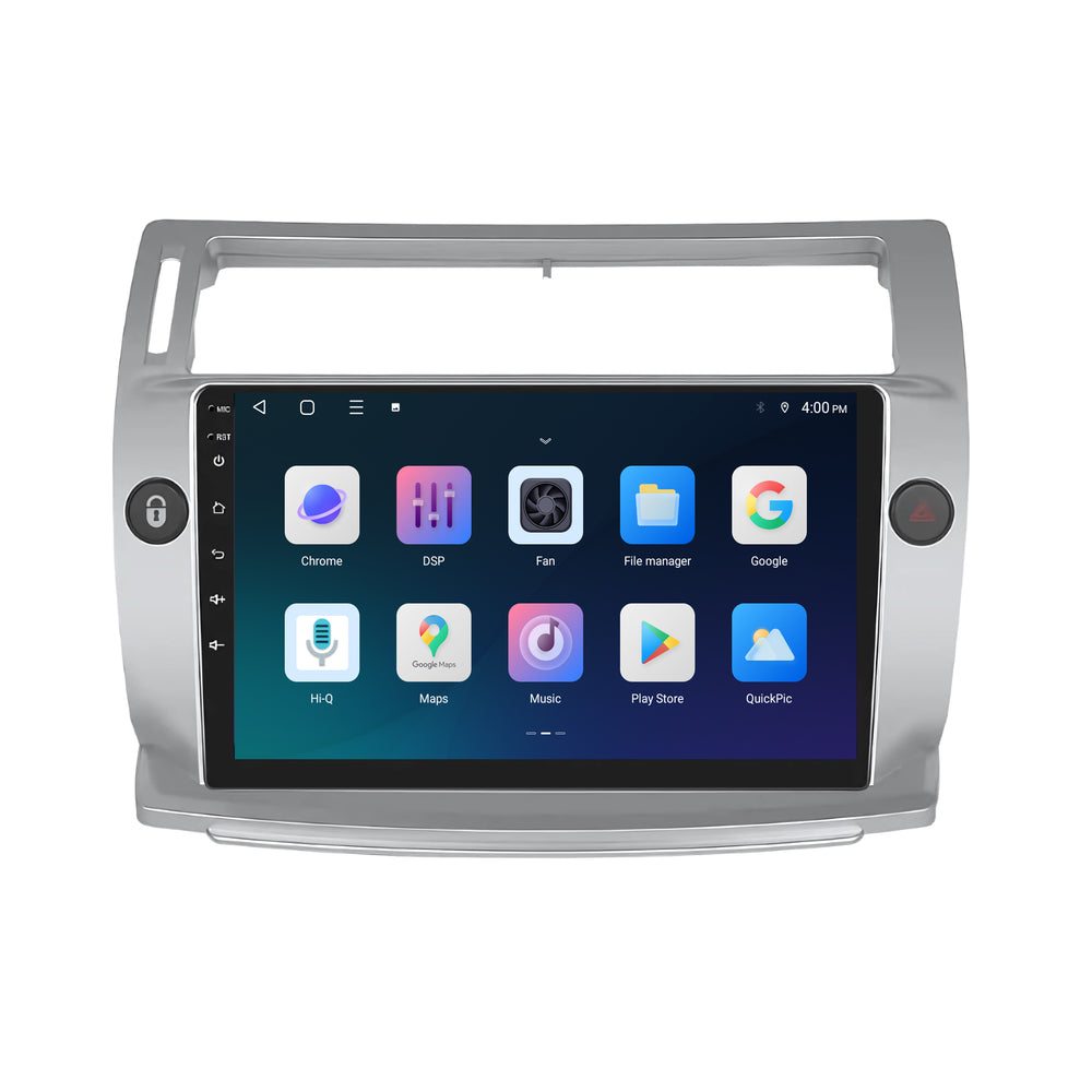 Citroën C4 | Android 15 | 9 inch Autoradio | 2004 t/m 2010 | CarPlay & Android Auto