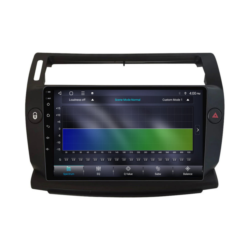 Citroën C4 CarPlay- og Android Auto-radio | 2004–2010 | 9 tommer | Android 15 | CTX-7318